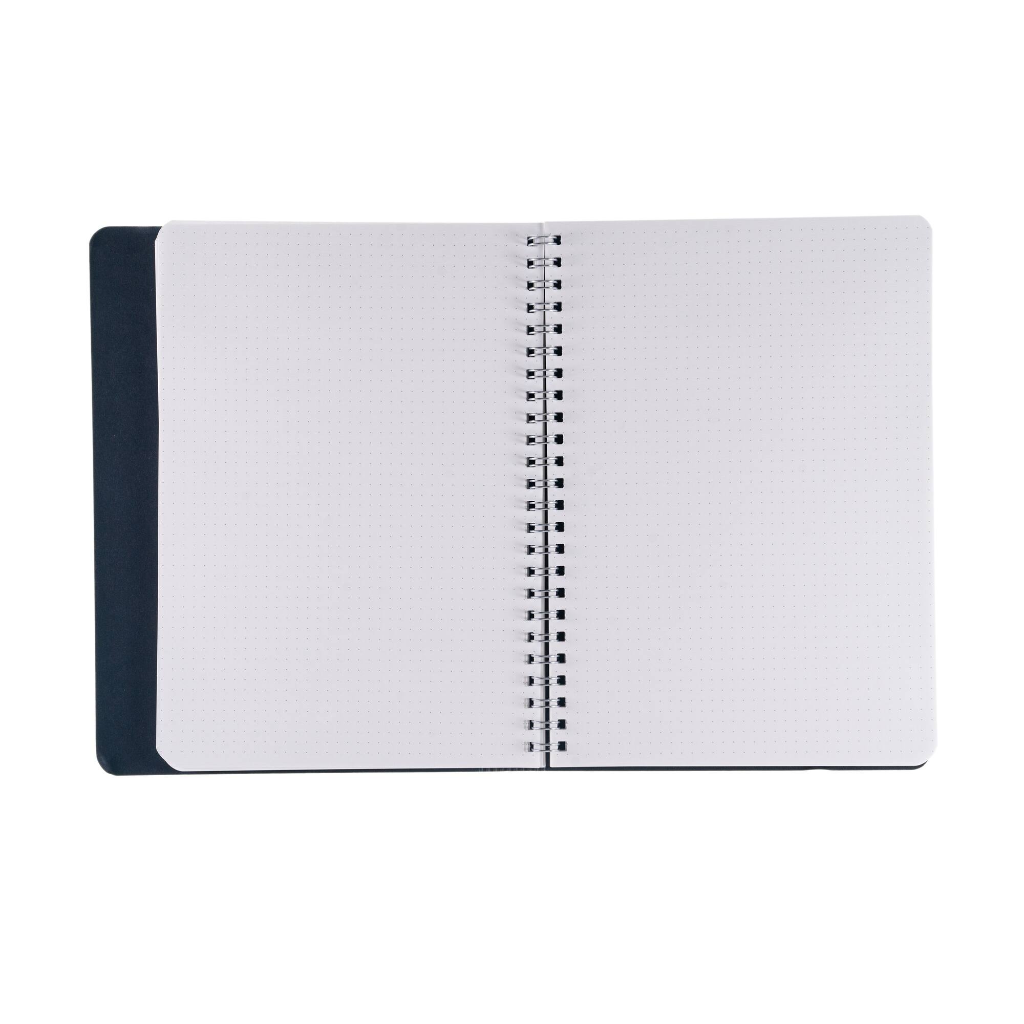 Fabriano® Ecoqua Plus Dotted A5 Hidden Spiral-Bound Notebook